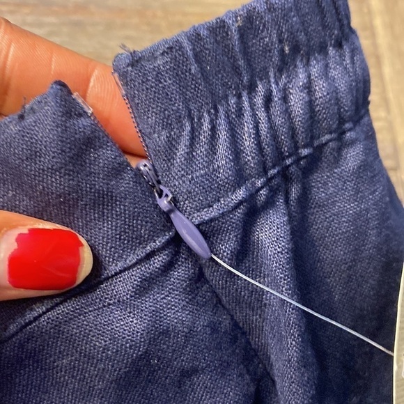 NWT For Cynthia 100%
Linen Royal Blue Wide Leg high waist - Picture 6 of 11